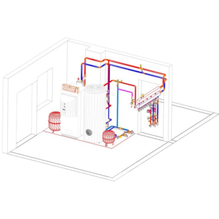 Арматура для бачка в унитаз с боковым подводом, нажимной
