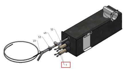 Тэн бойлера GVK fi20x400,230V,950W для FD68